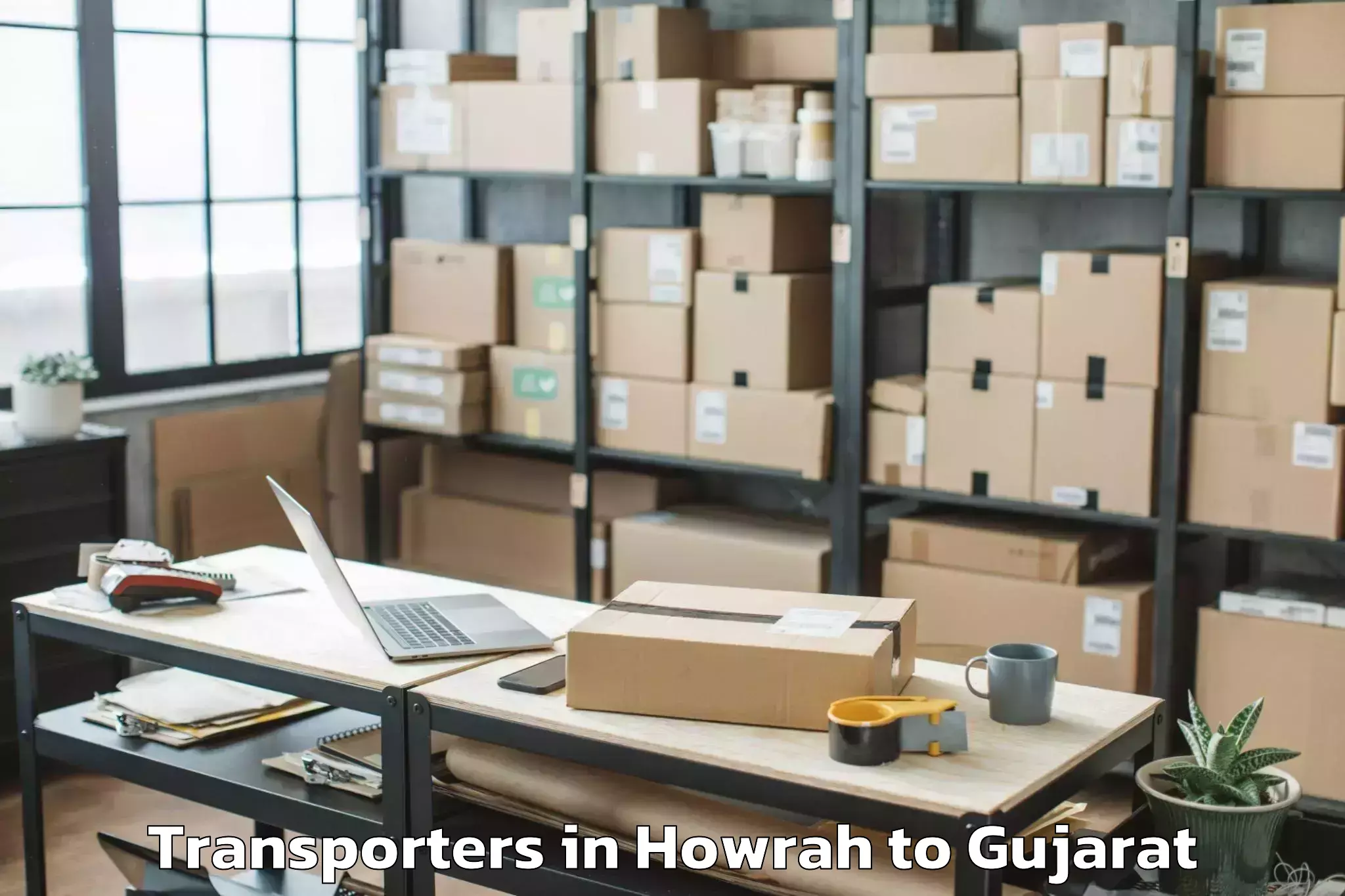 Book Howrah to Gujarat Transporters Online